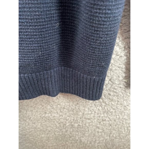 Banana Republic Boat Neck Sweater Blue Knitted Pullover Size Medium - Picture 6 of 11